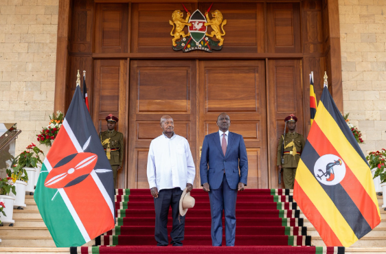 President William Ruto and President Yoweri Museveni